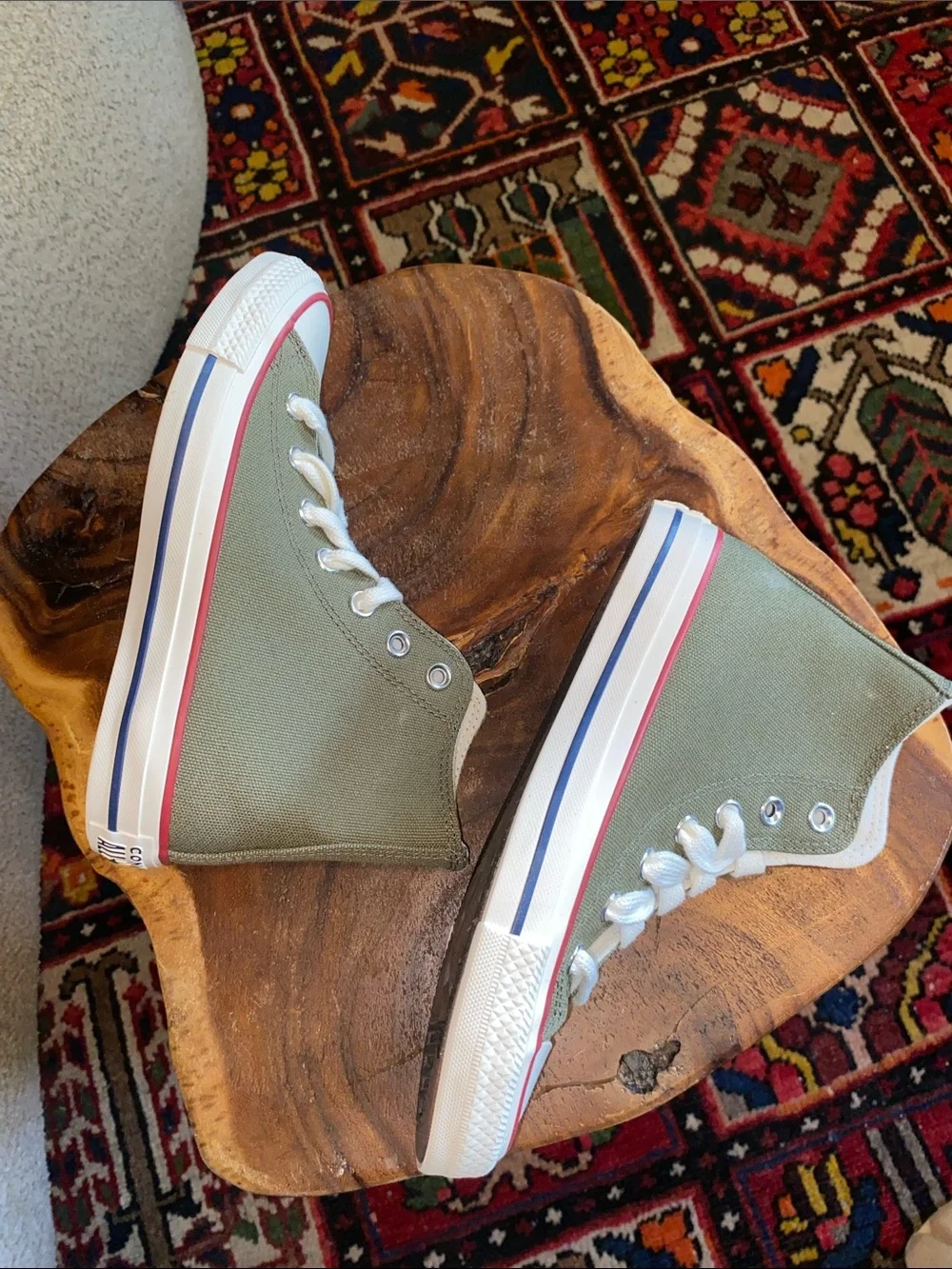 🆕 Converse Chuck Taylor All star Hi trainers army green Women Size 6 NIB